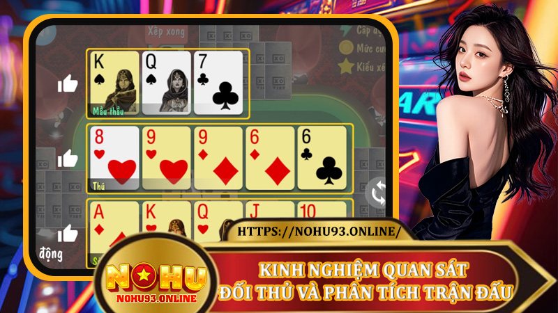 Kinh nghiệm quan sát đối thủ và phân tích trận đấu